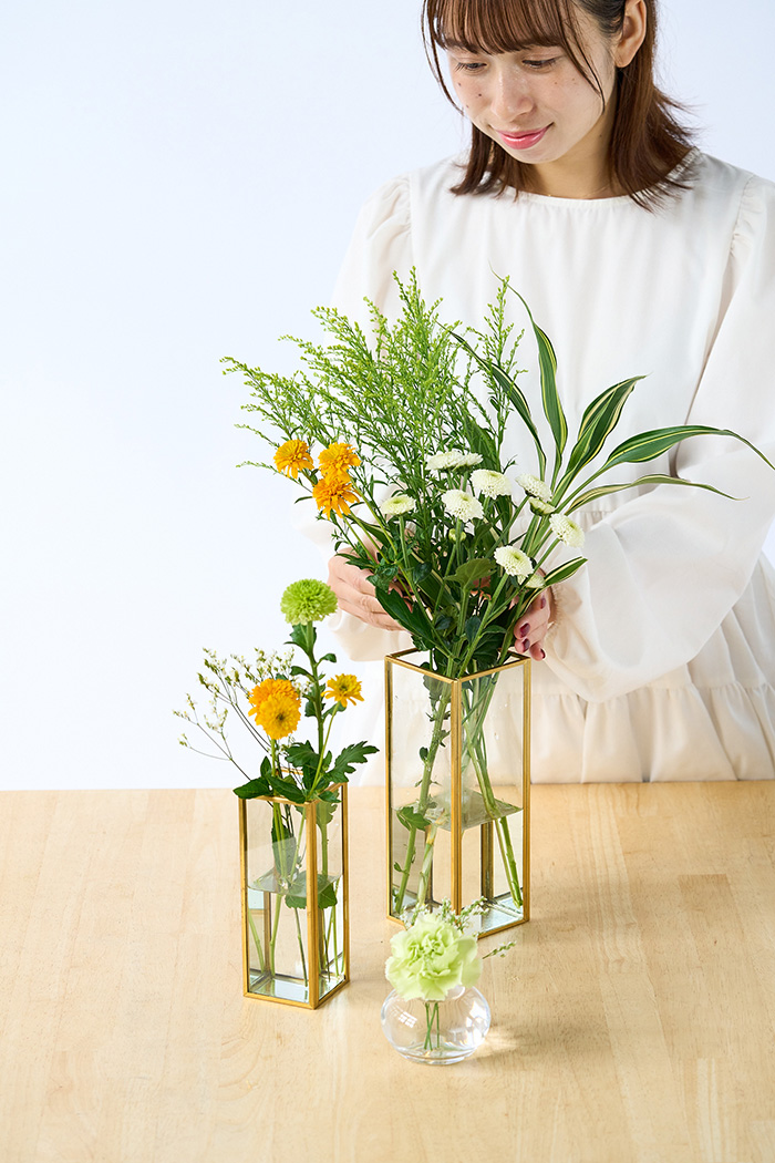 自宅用 お供え・お悔やみの花 1,480円セット #1907の写真6枚目