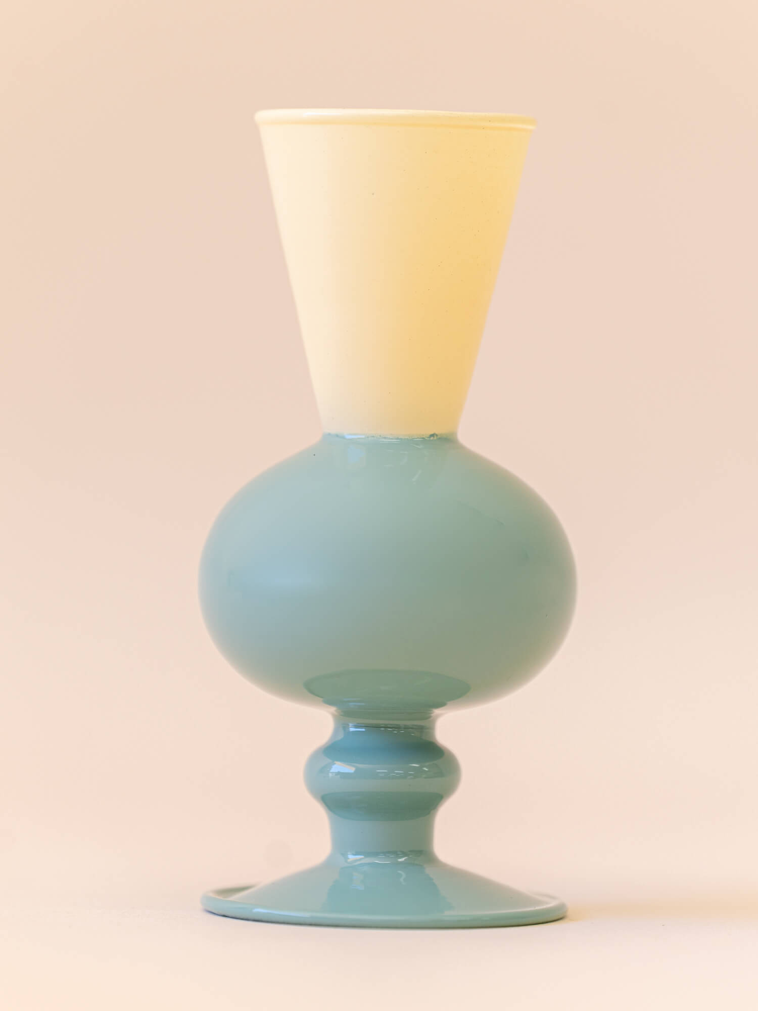 amabro MINI VASE -TWO TONE - Beige × Green -