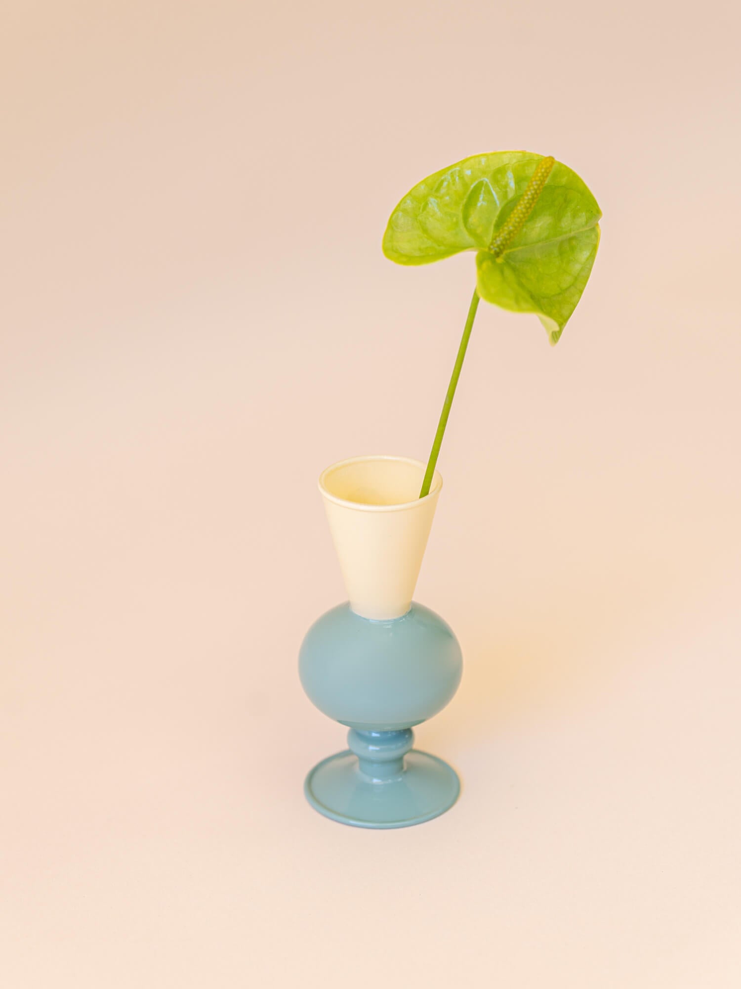 amabro MINI VASE -TWO TONE - Beige × Green -