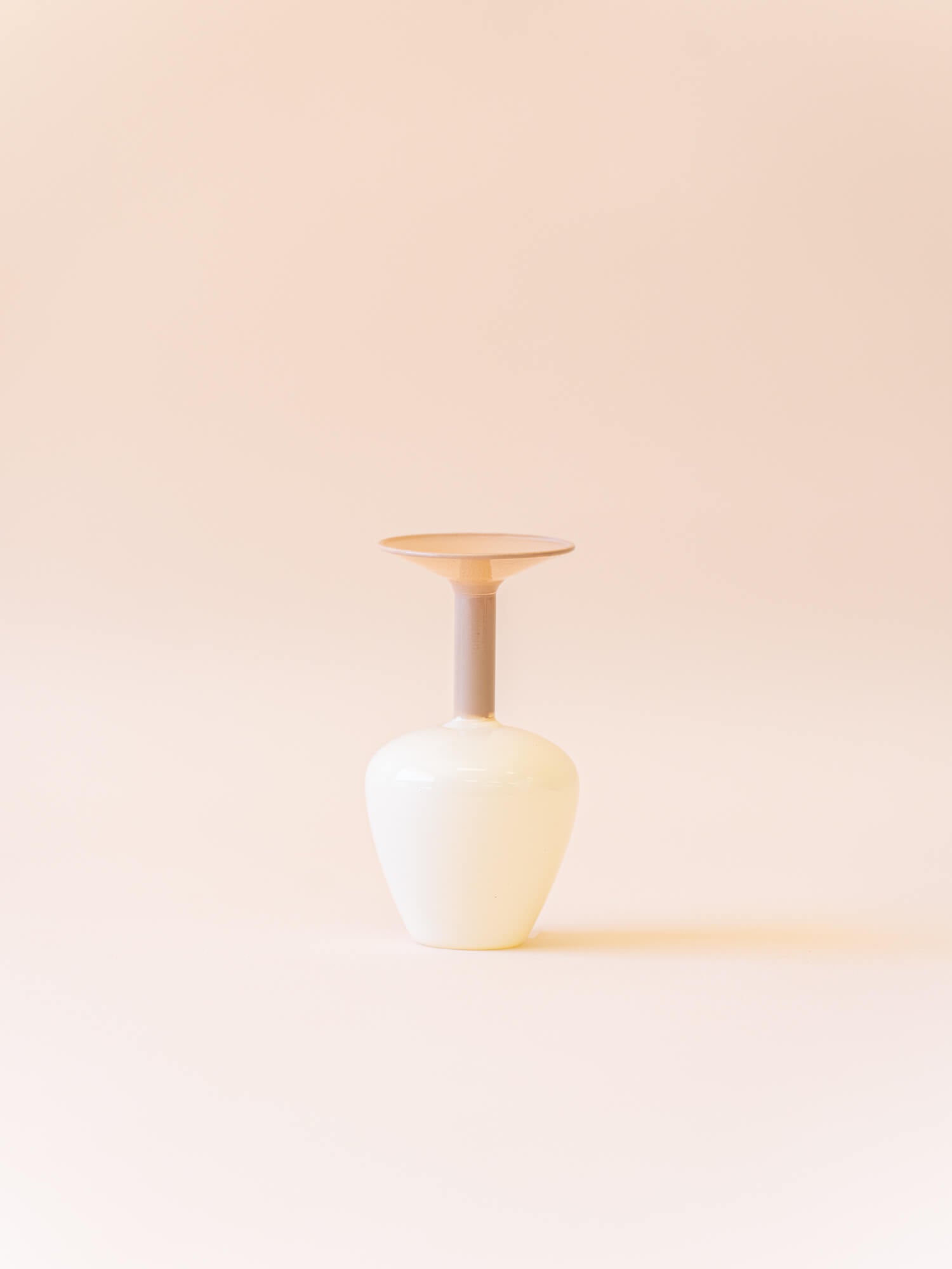 amabro MINI VASE -TWO TONE - Brown × Beige -