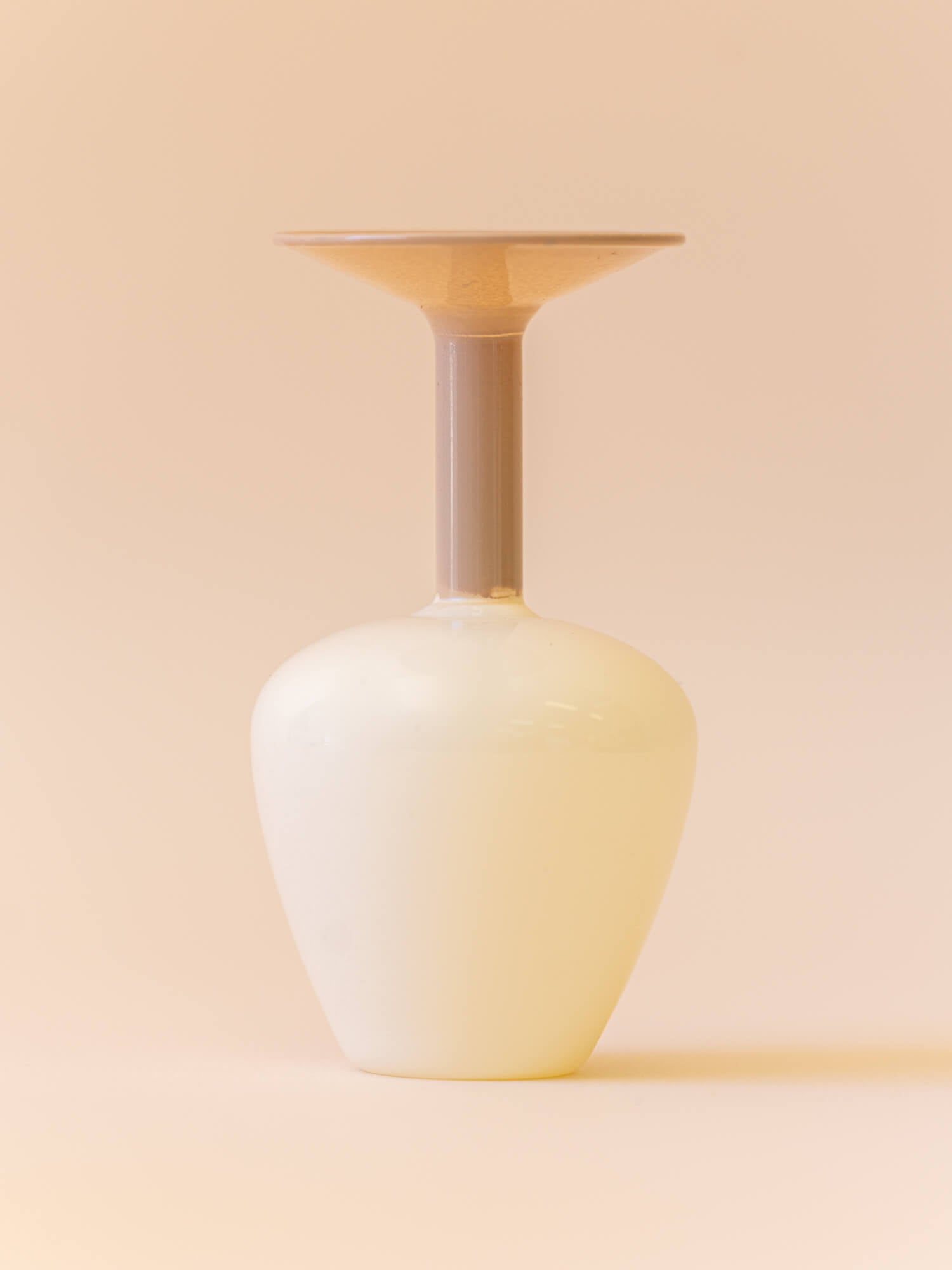 amabro MINI VASE -TWO TONE - Brown × Beige -