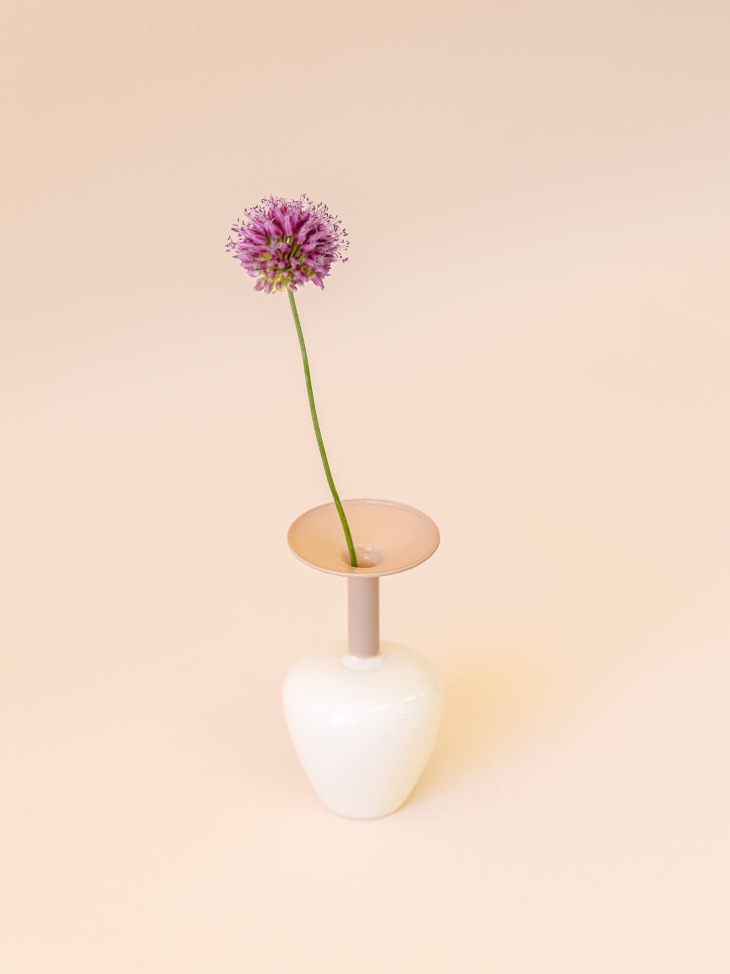 amabro MINI VASE -TWO TONE - Brown × Beige -