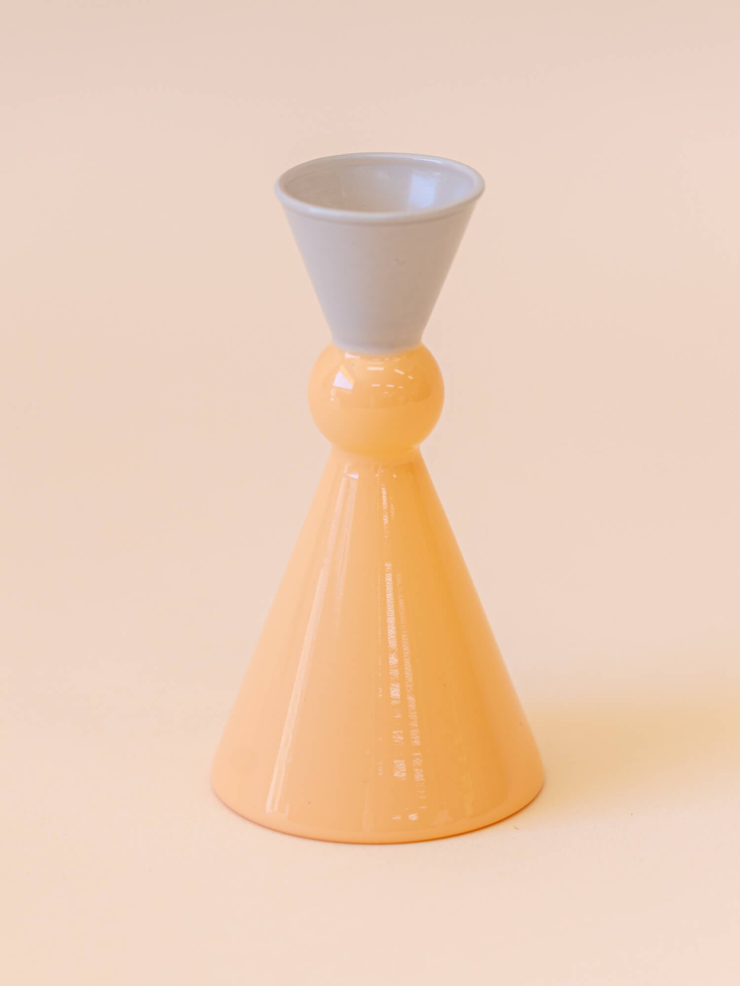 amabro MINI VASE -TWO TONE - Gray × Orange -