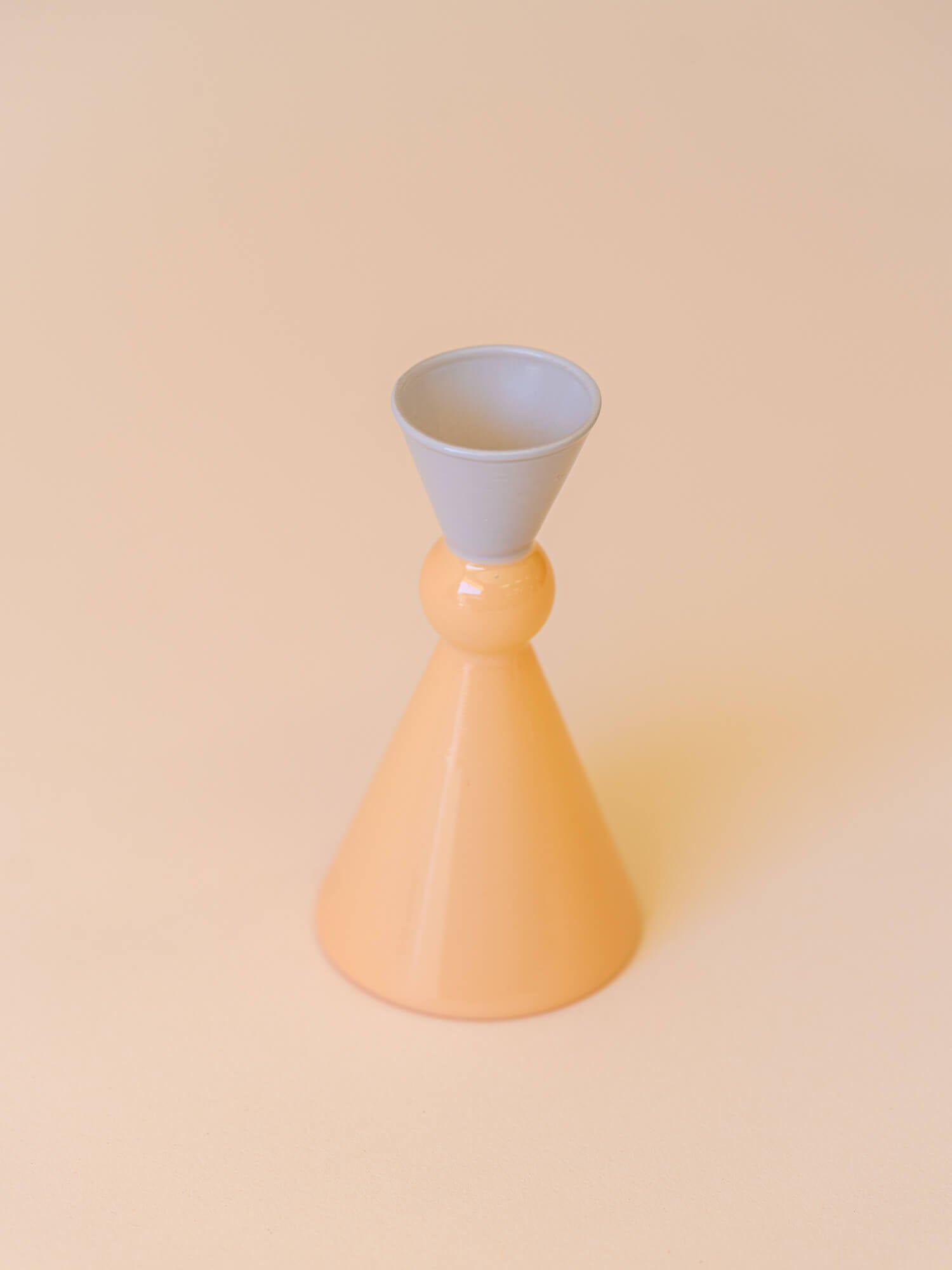 amabro MINI VASE -TWO TONE - Gray × Orange -