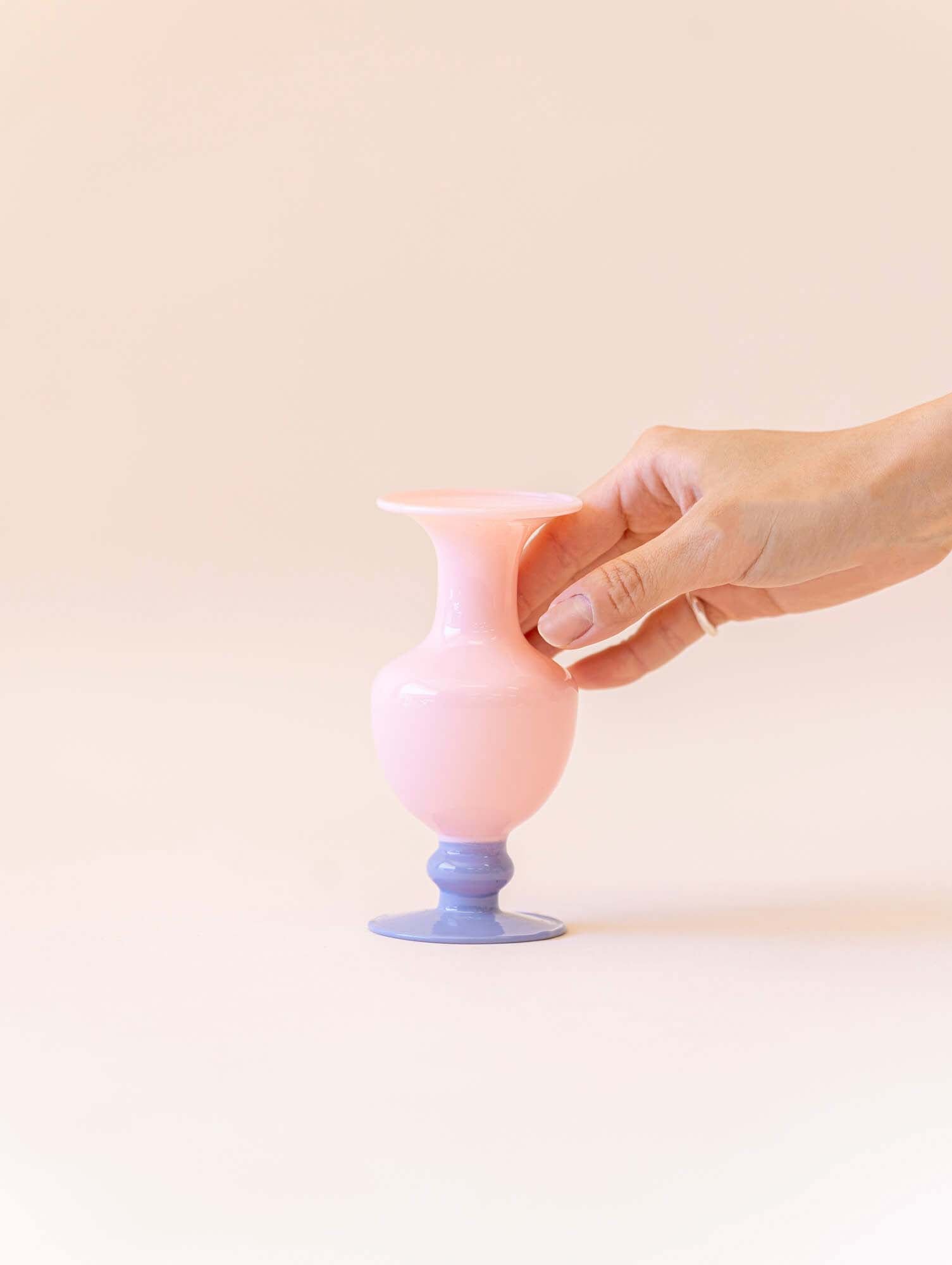 amabro  MINI VASE -TWO TONE - Pink × Blue -